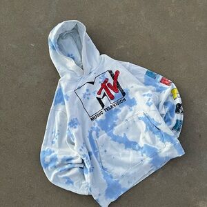 MTV Blue and White Hoodie